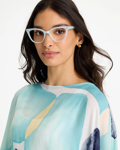 Chico's Pearlescent Cat Eye Readers