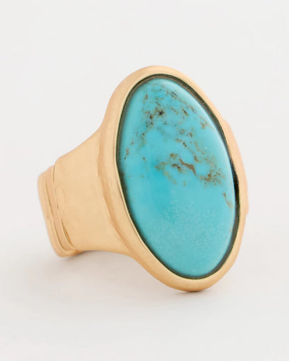 Chico's Turquoise Blue Stretch Ring