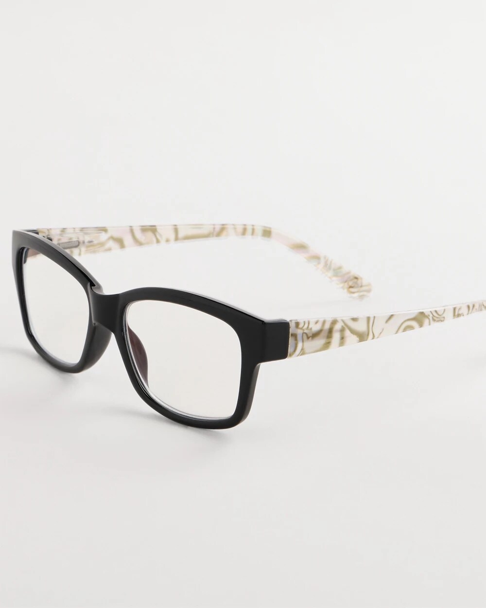 Chico's Black Square Shell Readers