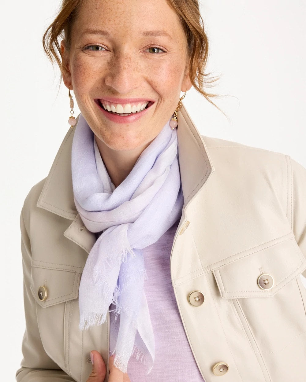 Chico's Cashmere Blend Oblong Scarf