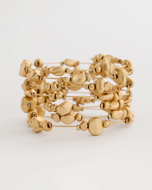 Chico's Goldtone Coil Bracelet