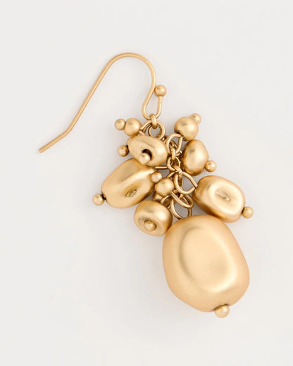 Chico's Goldtone Cluster Earrings