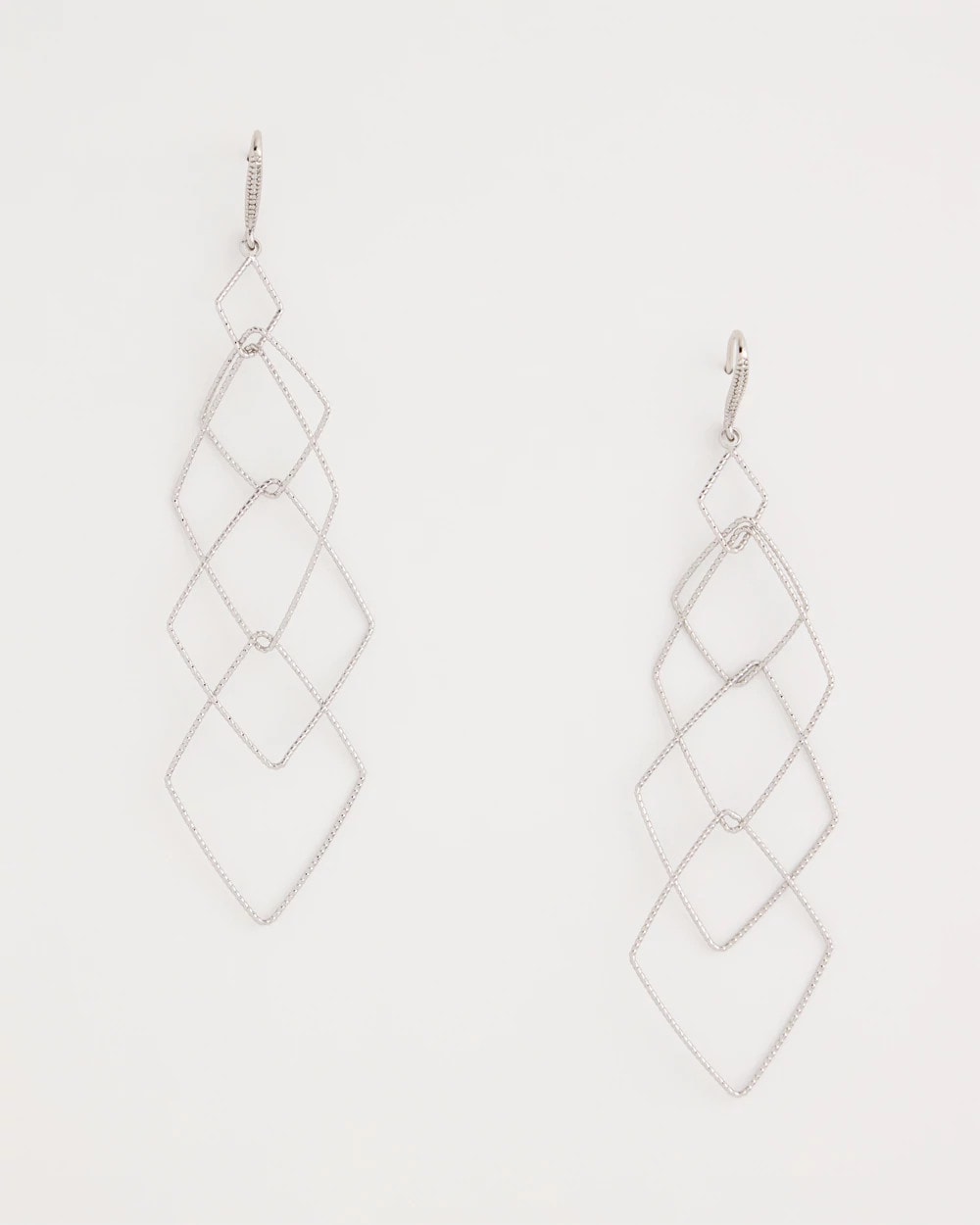 Chico's Geo Linear Drop Earrings