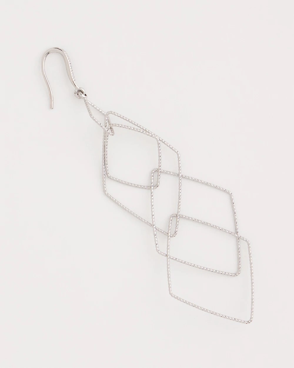 Chico's Geo Linear Drop Earrings
