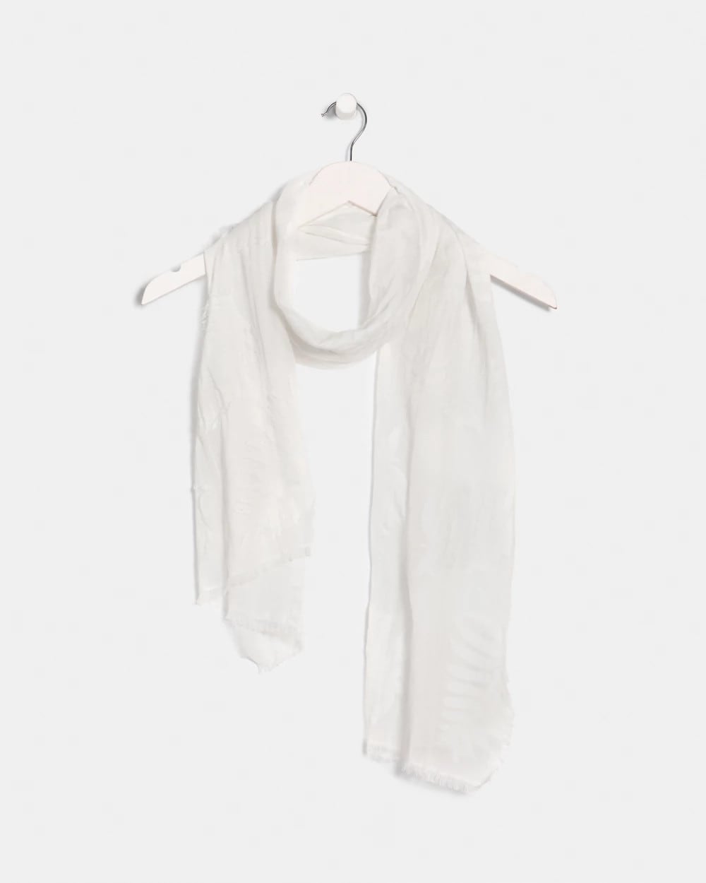 Chico's Textured Palms Oblong Scarf
