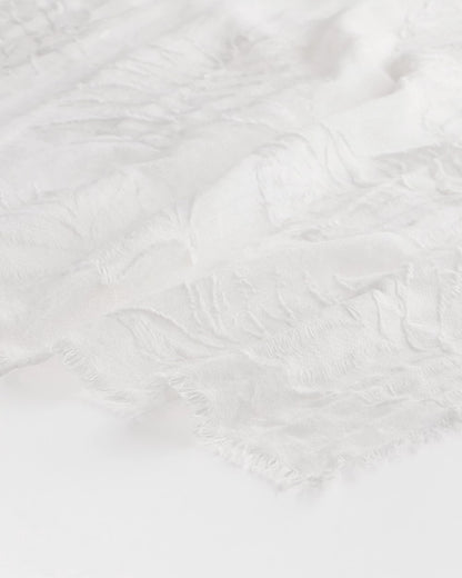 Chico's Textured Palms Oblong Scarf