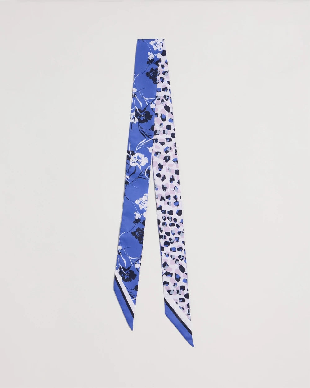 Chico's Dutch Floral Polka-Dot Skinny Scarf