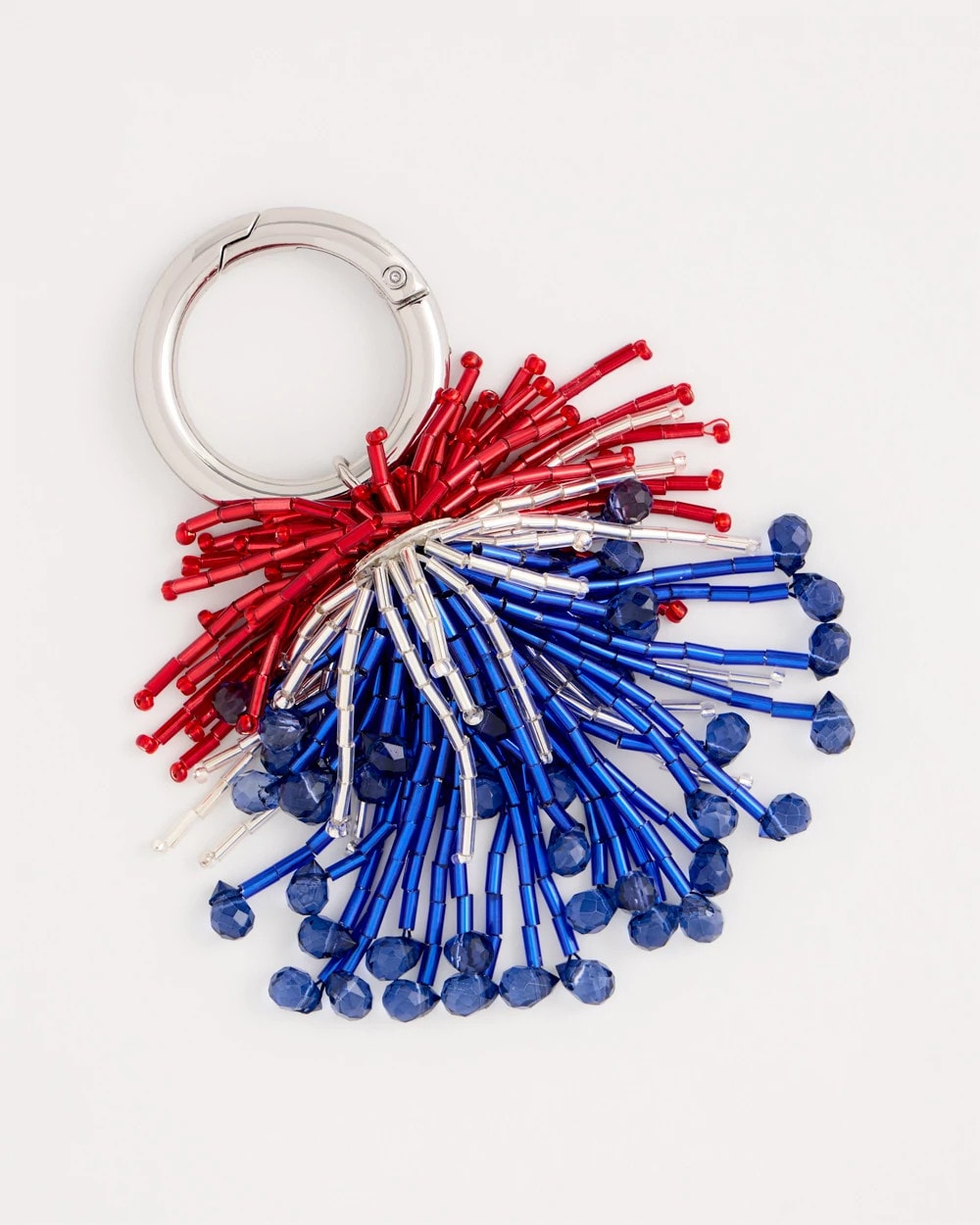 Chico's Fireworks Bag Charm Key Chain