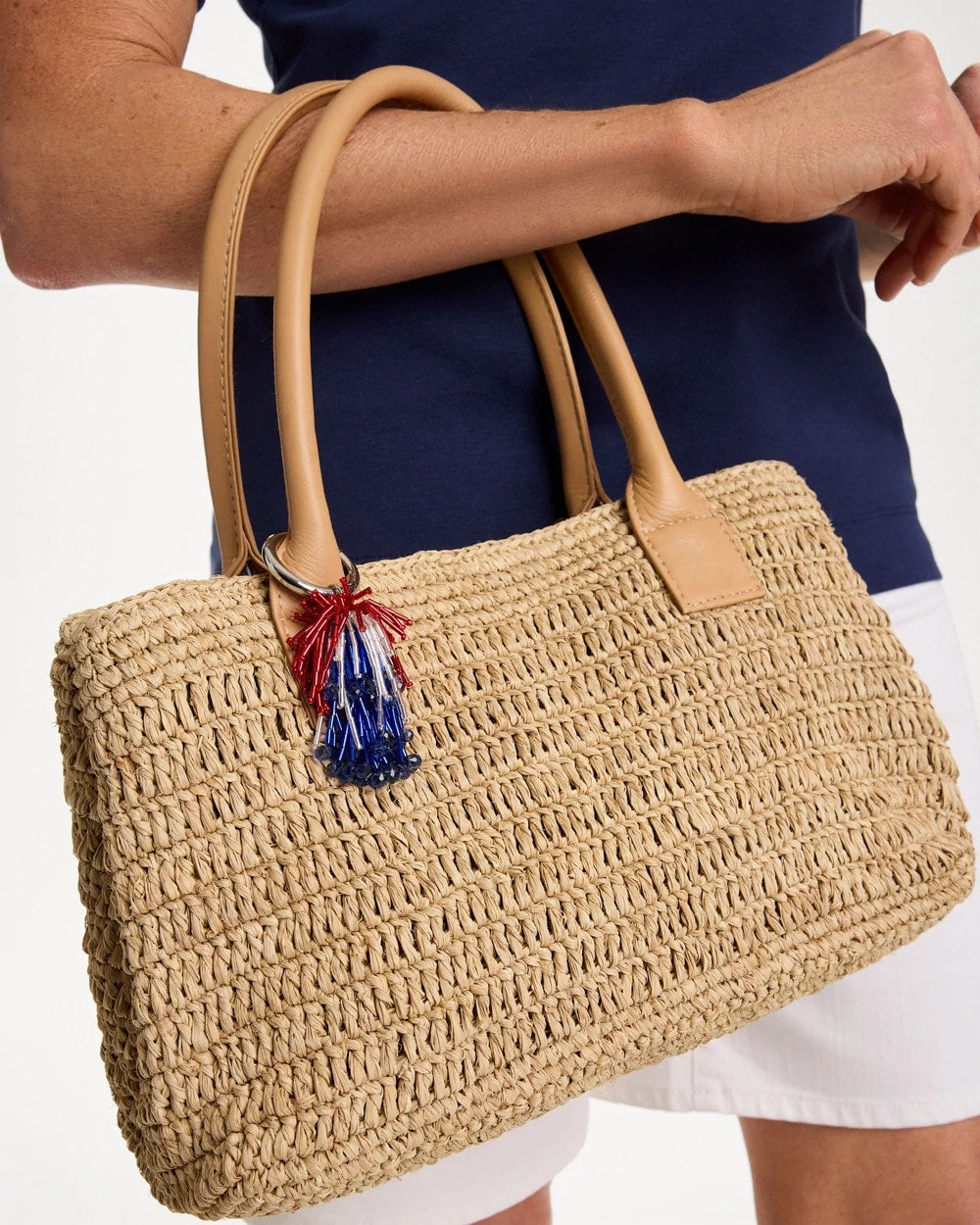 Chico's Fireworks Bag Charm Key Chain