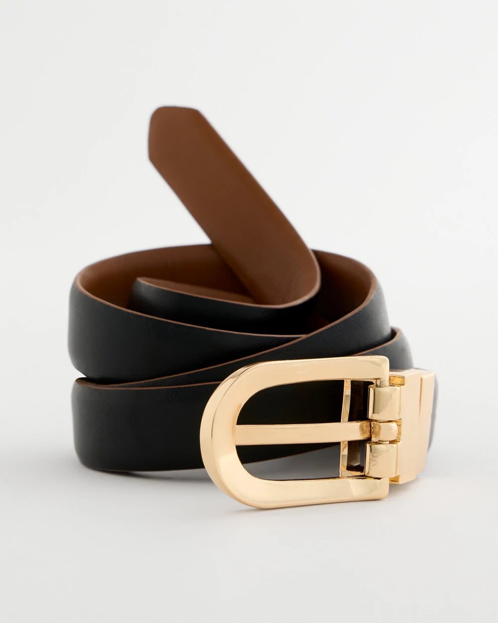 Chico's Skinny Reversible Trouser Belt