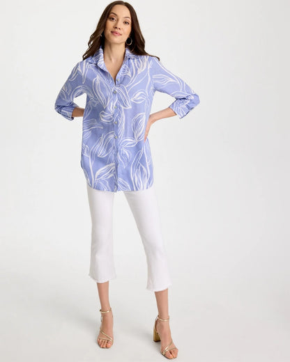 Chico's No Iron™ Printed Linen Tunic