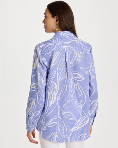 Chico's No Iron™ Printed Linen Tunic