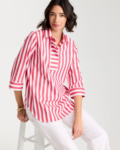 Chico's No Iron™ Striped Stretch Tunic