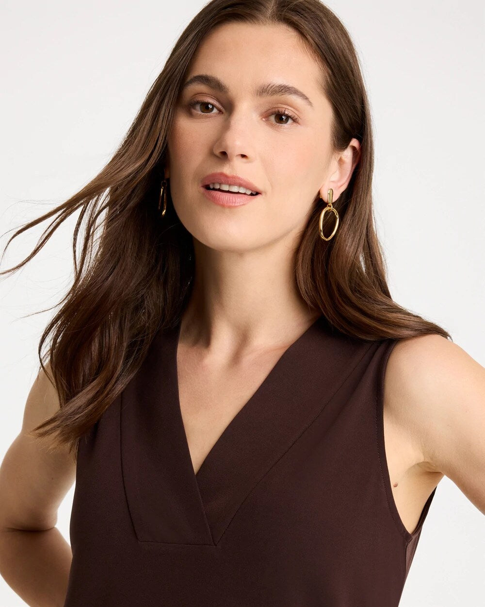 Chico's Travelers™ Knit V-Neck Tank