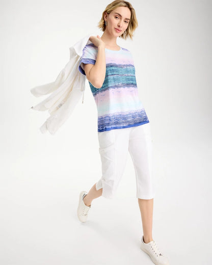 Chico's Zenergy® Ombre Drop Shoulder Tee