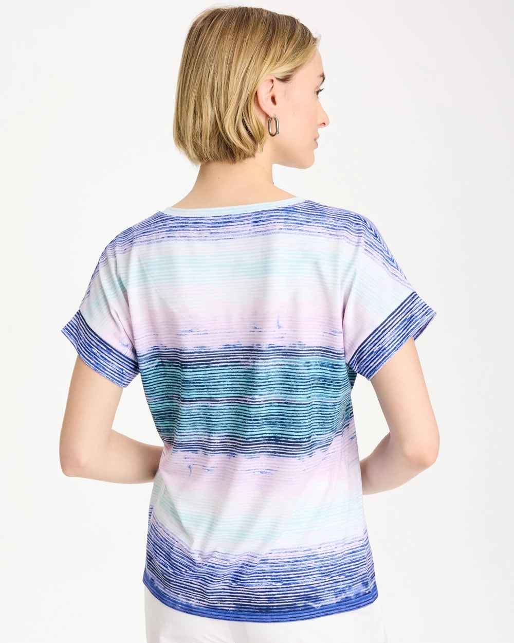 Chico's Zenergy® Ombre Drop Shoulder Tee