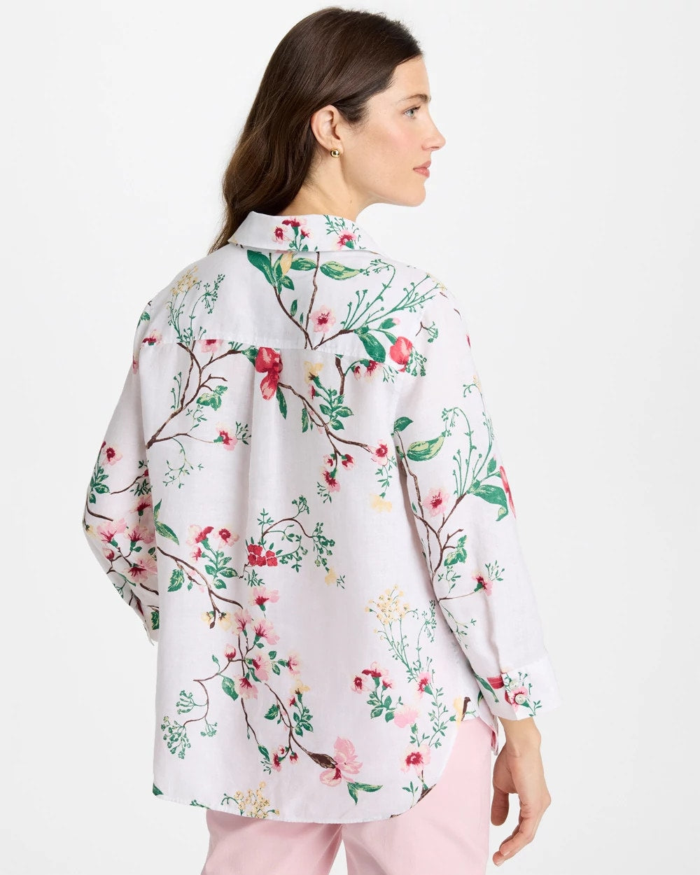 Chico's No Iron™ Kyoto Bloom Linen Shirt