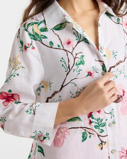 Chico's No Iron™ Kyoto Bloom Linen Shirt