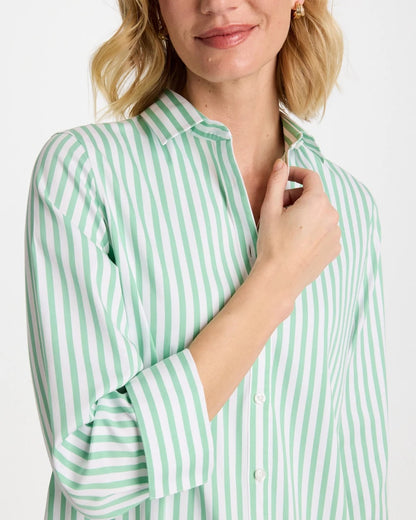 Chico's No Iron™ Striped Stretch Shirt