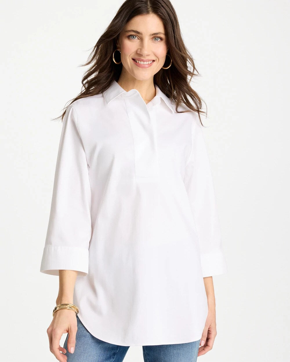 Chico's No Iron™ Stretch Popover Tunic