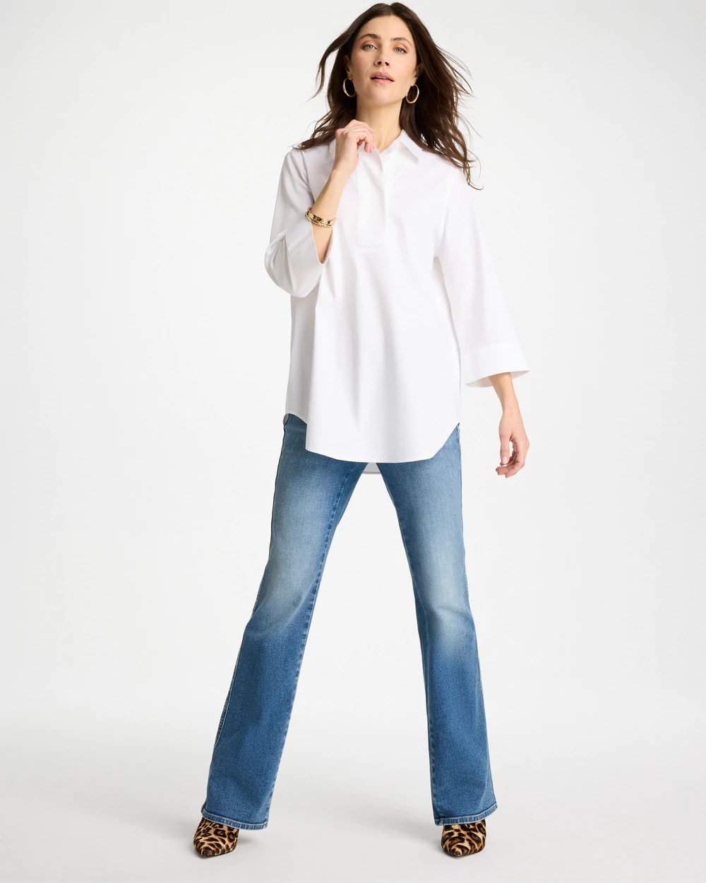 Chico's No Iron™ Stretch Popover Tunic