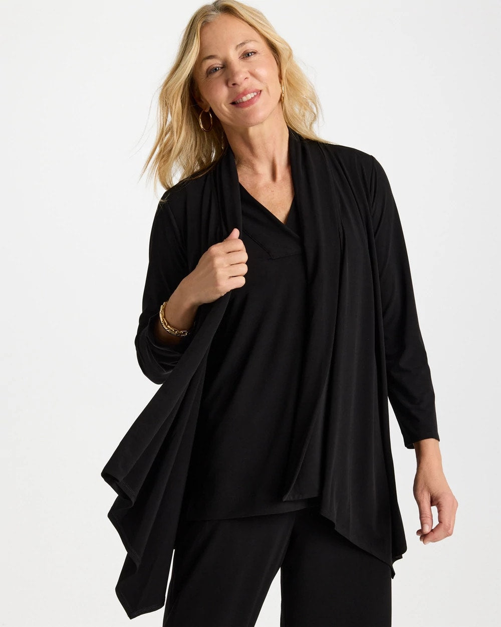 Chico's Travelers™ Knit Drape Cardigan