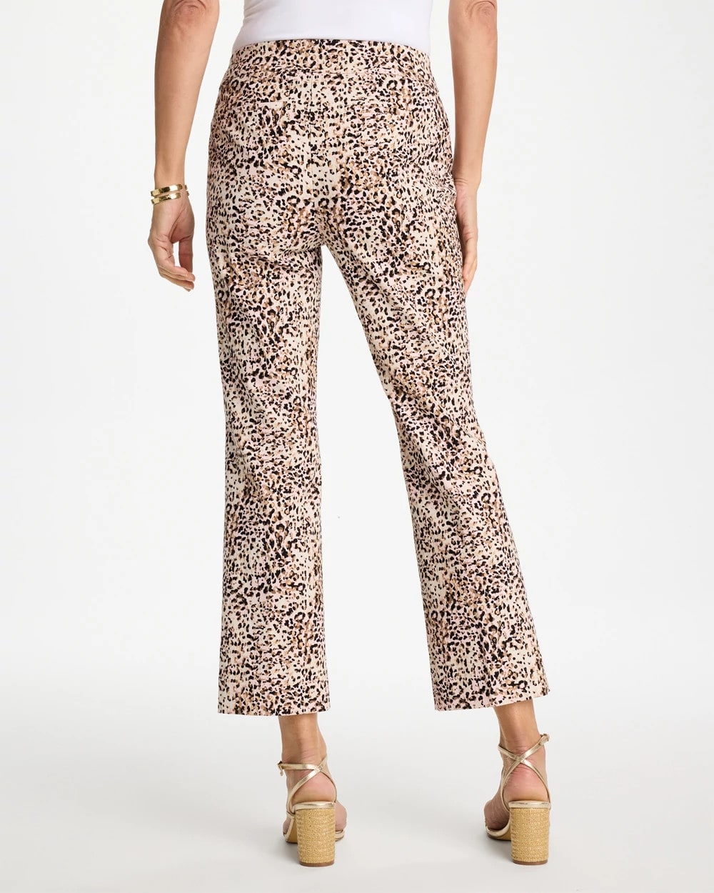 Chico's Brigitte™ Animal Print Crop Flare Pants