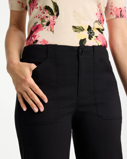 Chico's High Hem Straight Crop Pants