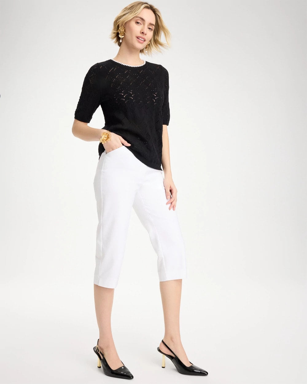 Chico's Emme Slim Capri Pants