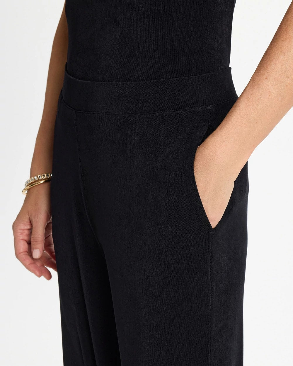 Chico's Petite Travelers™ Wide-Leg Pocket Pants