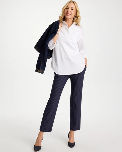 Chico's Brigitte™ Straight Pinstripe Cropped Pants