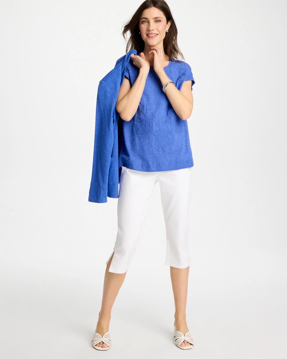 Chico's Pull-On Capri Jeans