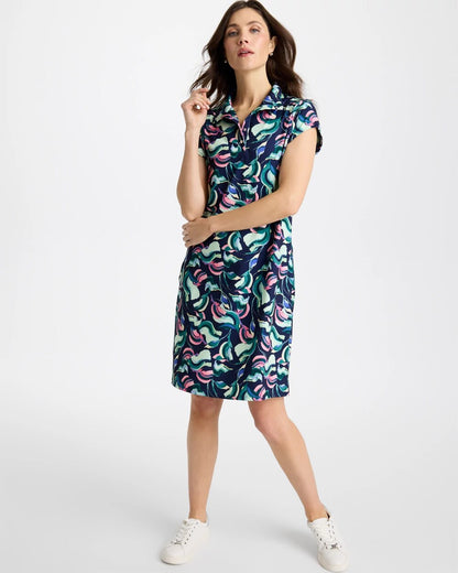 Chico's Zenergy® UPF Blooms Polo Dress
