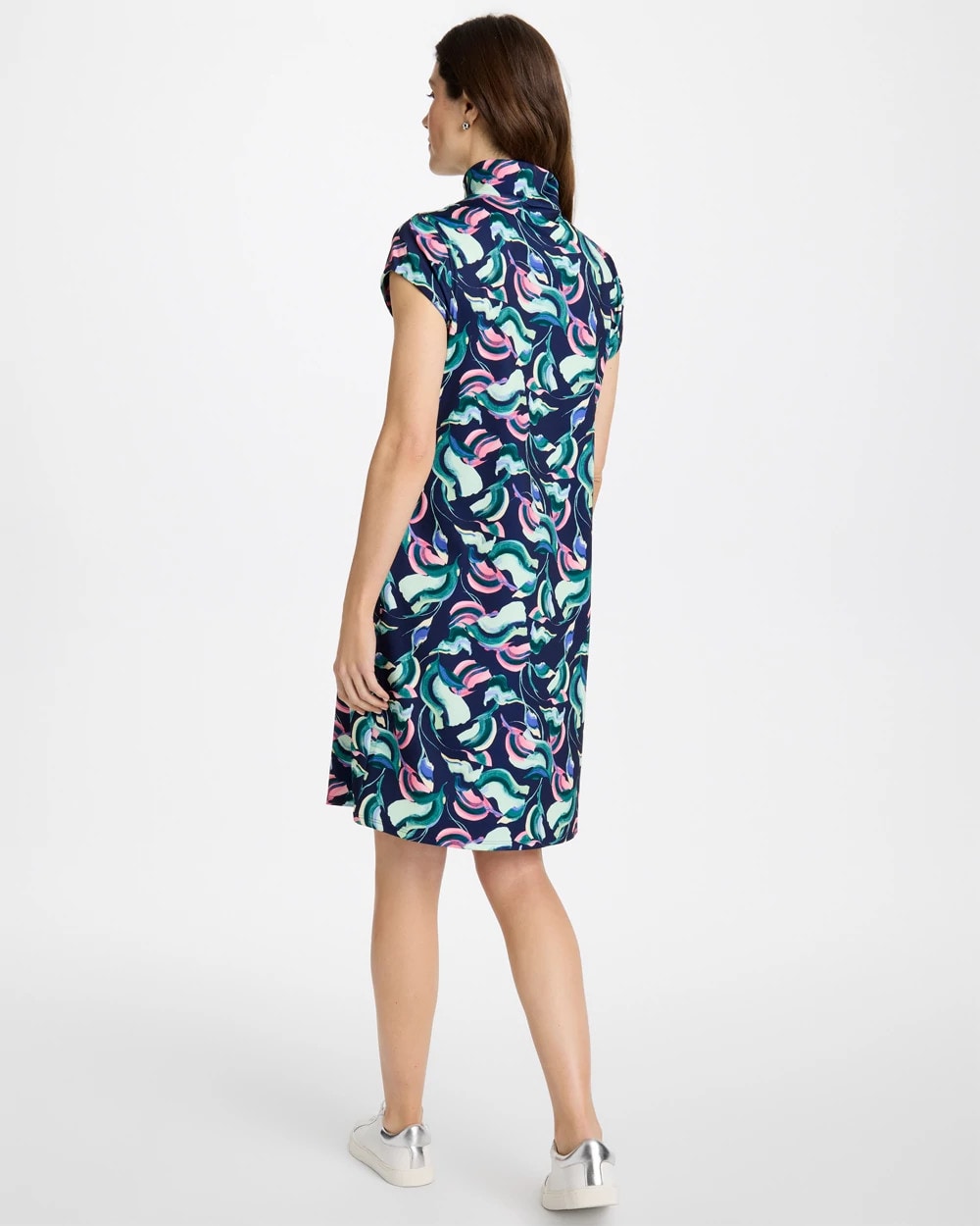 Chico's Zenergy® UPF Blooms Polo Dress