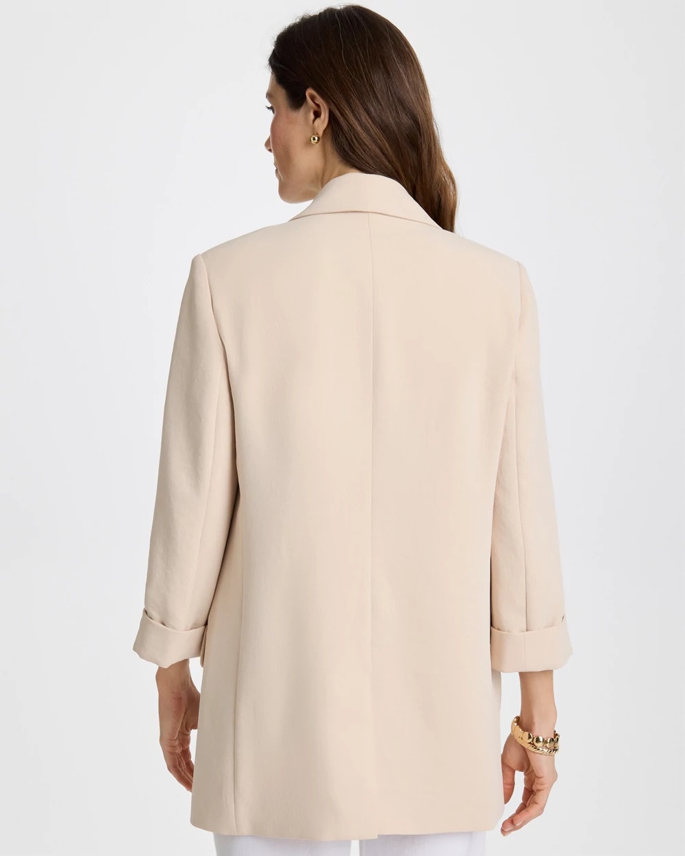 Chico's Boyfriend Crepe Blazer