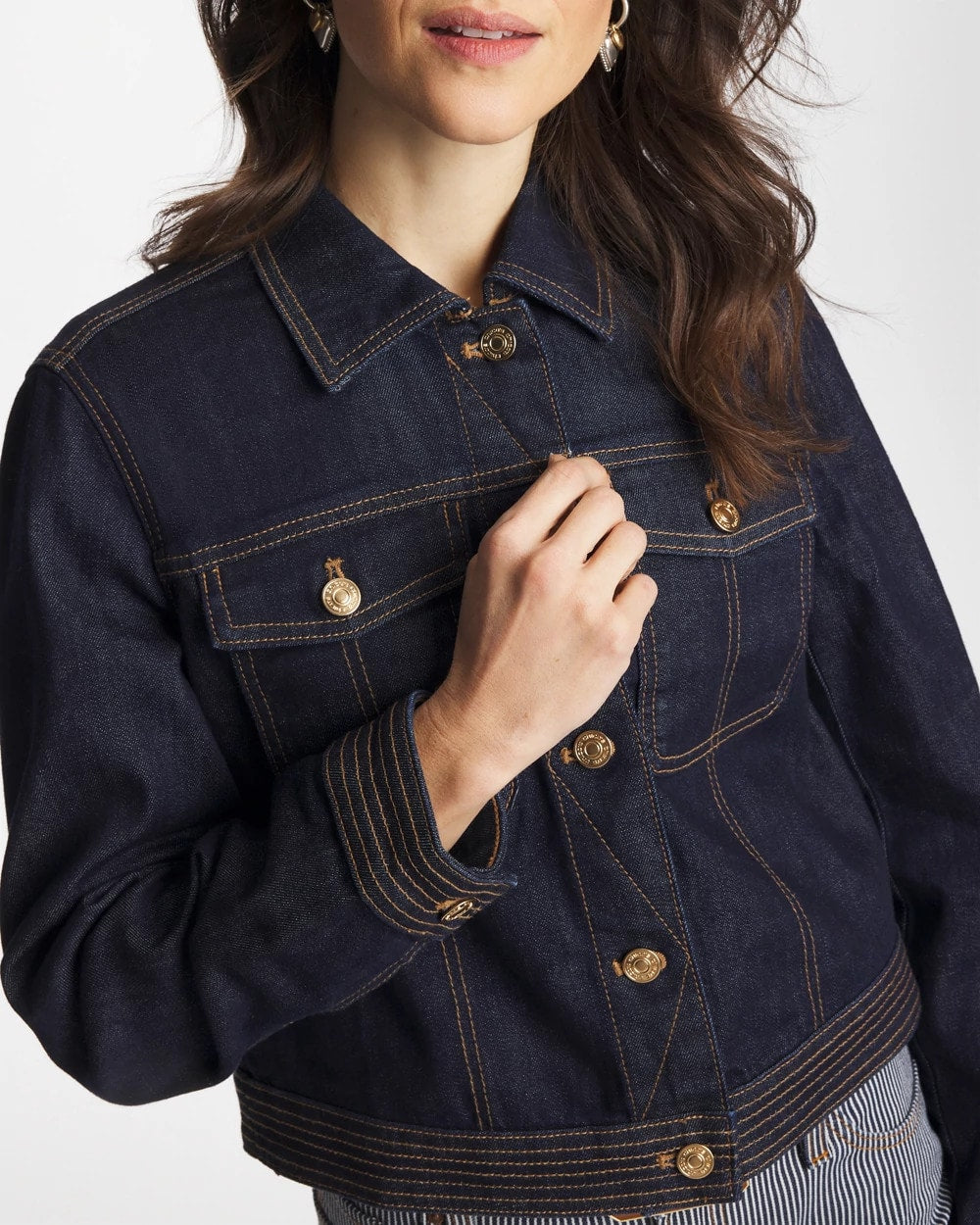 Chico's Denim Trucker Jacket