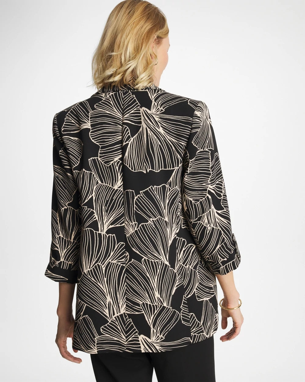 Chico's Ginkgo Crepe Blazer