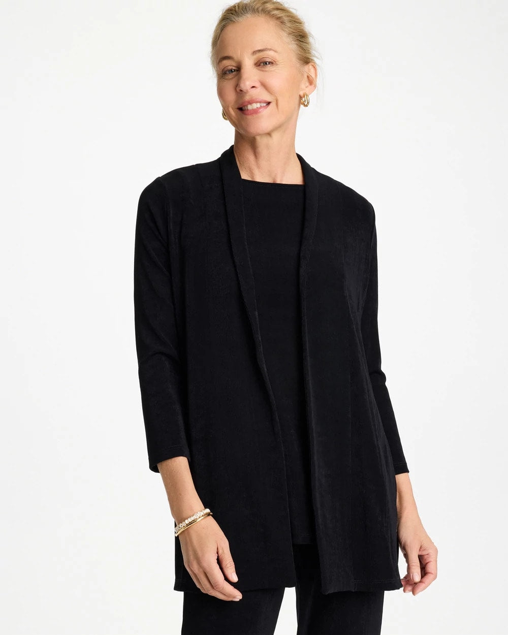 Chico's Travelers™ Classic Long Knit Jacket