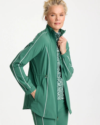 Chico's Zenergy® UPF Piping Anorak Jacket