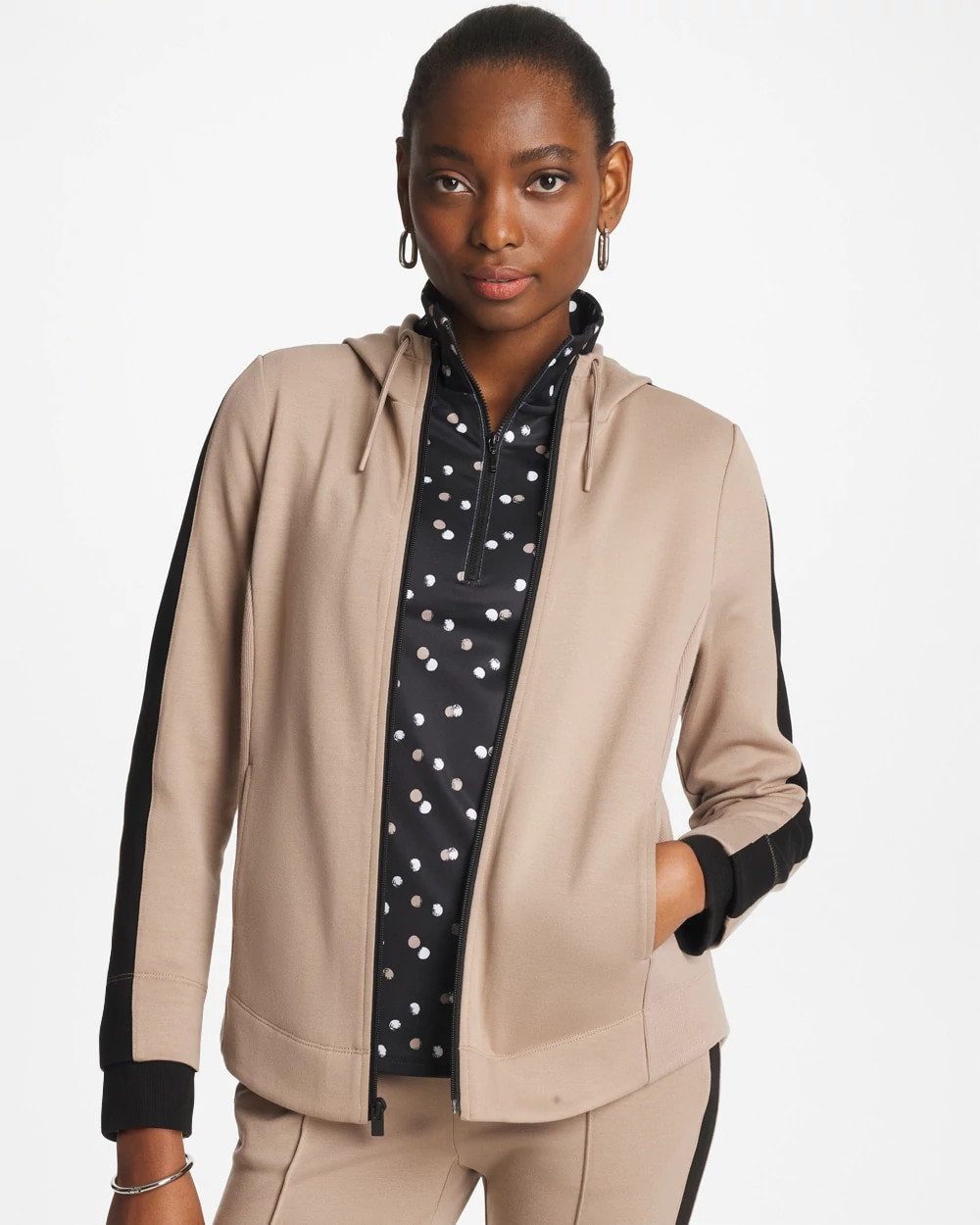 Chico's Zenergy® Double-Knit Contrast Jacket