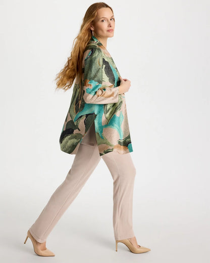 Chico's Travelers™ Soft Bloom Reversible Crushed Jacket