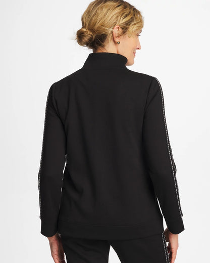 Chico's Zenergy® Double-Knit Pick Stitch Jacket