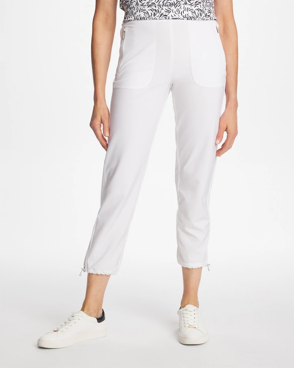Chico's Zenergy® UPF Rib Mix Cropped Pants