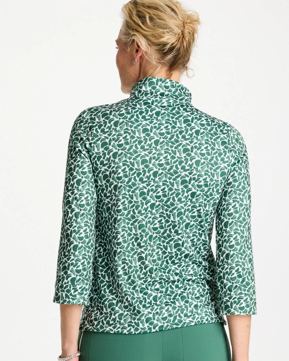 Chico's Zenergy® UPF Paint Snap Mockneck