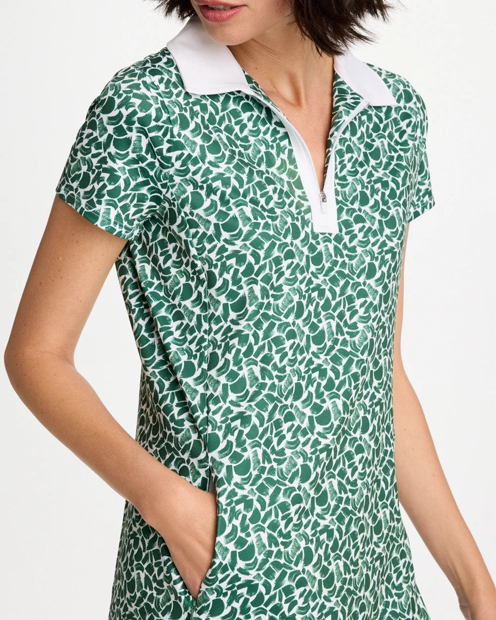Chico's Zenergy® UPF Paint Contrast Dress