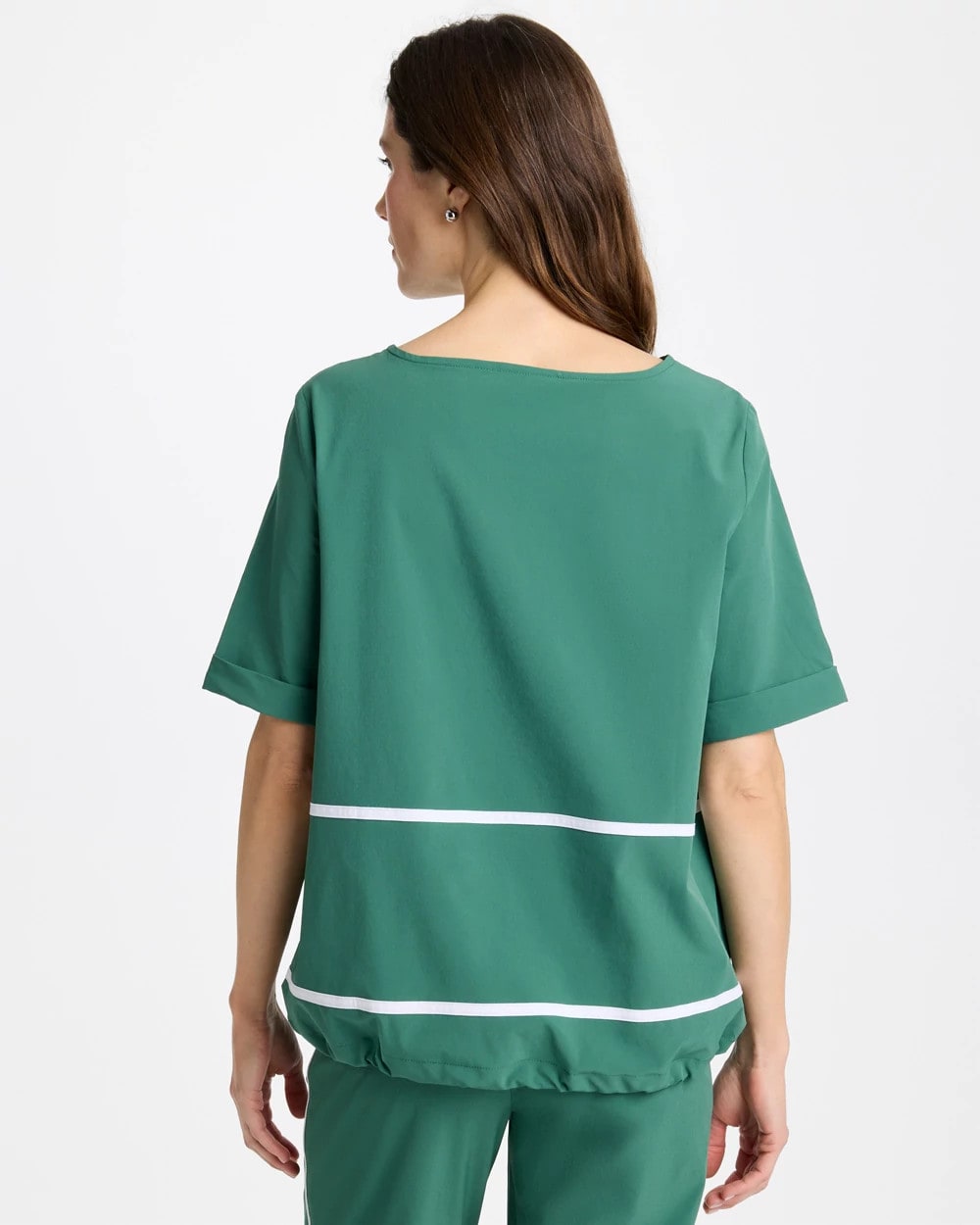 Chico's Zenergy® UPF Contrast Bungee Top