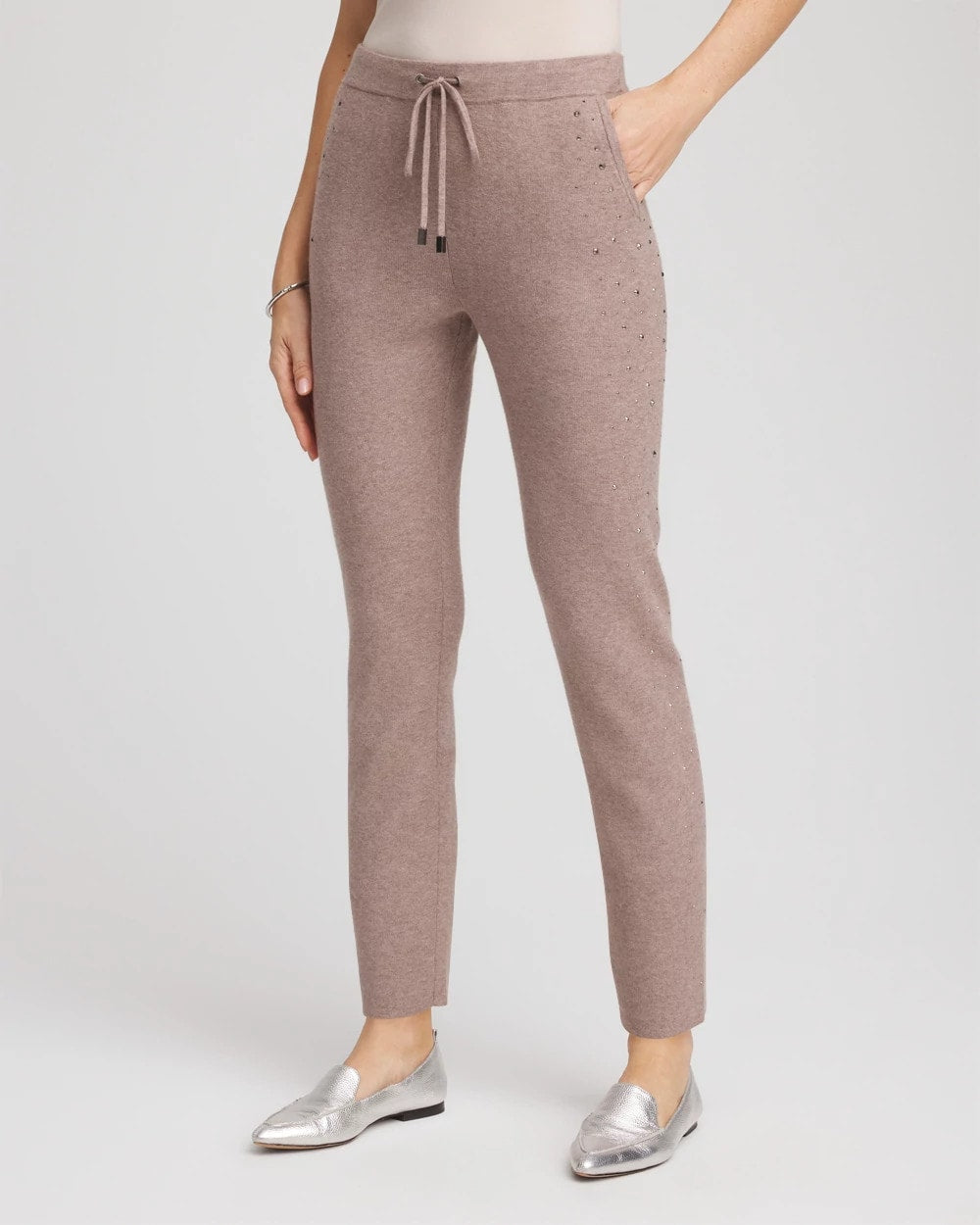 Chico's Zenergy® Luxe Rhinestone Ankle Pants