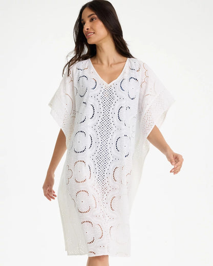 Chico's Woven Long Swim Cover-Up