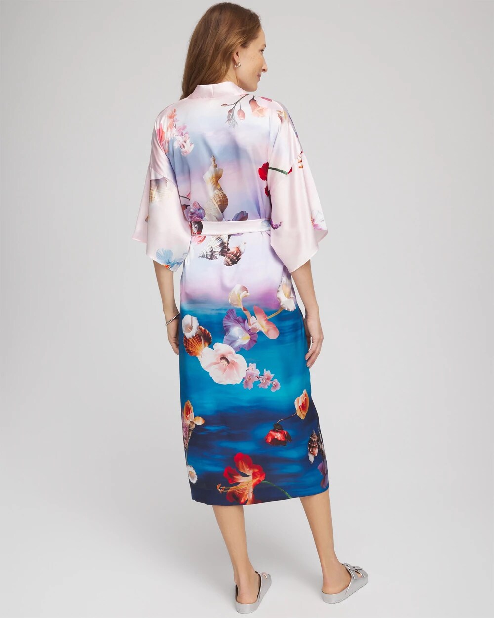 Chico's Gottex Under The Sea Kimono