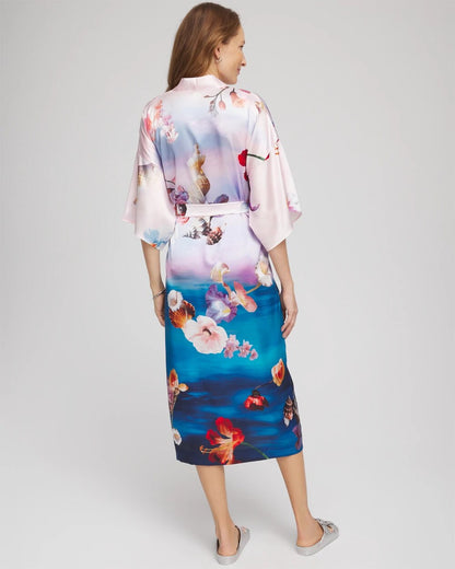 Chico's Gottex Under The Sea Kimono